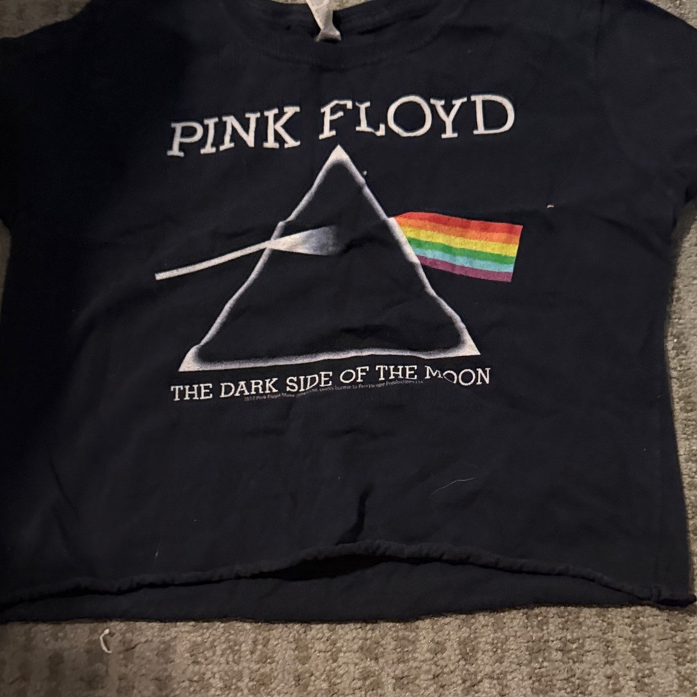 Fruit of the Loom Pink Floyd Kids T-Shirt - Navy
